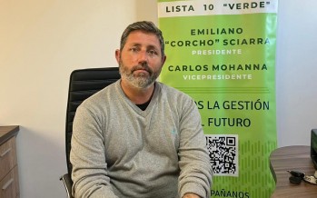 Emiliano Sciarra, candidato a presidente del Club San Fernando: «Los socios no están contenidos”