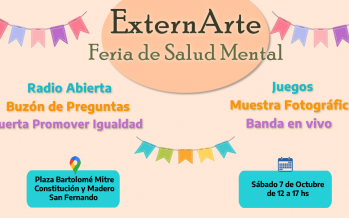 Externarte: Feria de Salud Mental en Plaza Mitre