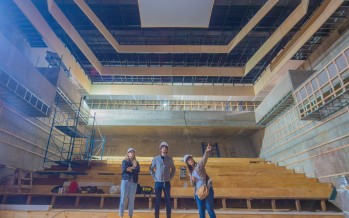 Avanza la construcción del Nuevo Teatro junto al Palacio Otamendi