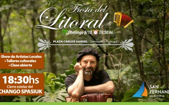 Chango Spasiuk cerrará este domingo la 26ª Fiesta del Litoral