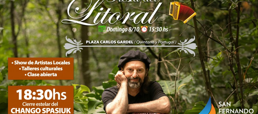 Chango Spasiuk cerrará este domingo la 26ª Fiesta del Litoral