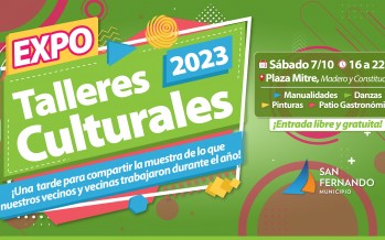 Este sábado volverá a realizarse la “Expo Talleres Culturales 2023”