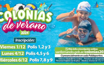Empezó la inscripción de las Colonias de Verano 2024