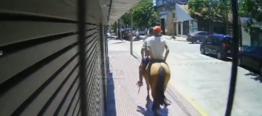 Cabachorros: asaltaron a una mujer y escaparon al galope en Rivadavia y 3 de Febrero
