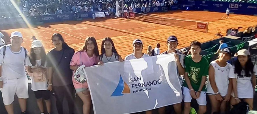 La Escuela Municipal de Tenis estuvo presente en el Argentina Open