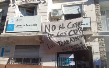 Preocupación de los trabajadores del Centro de Referencia de nuestra ciudad ante la decisión de cierre