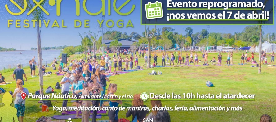 Se modificó la fecha del Festival de Yoga “Exhale” en el Parque Náutico