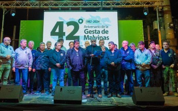 Los Ex Combatientes de Malvinas fueron homenajeados en nuestra ciudad