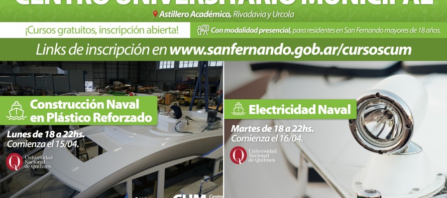 Nuevos cursos de oficios navales en el Astillero Académico Municipal
