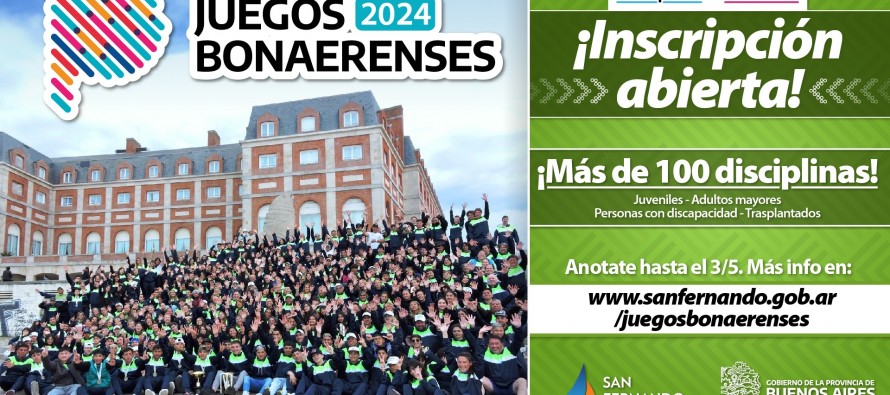 Comenzó la inscripción a los Juegos Bonaerenses de Deporte y Cultura 2024