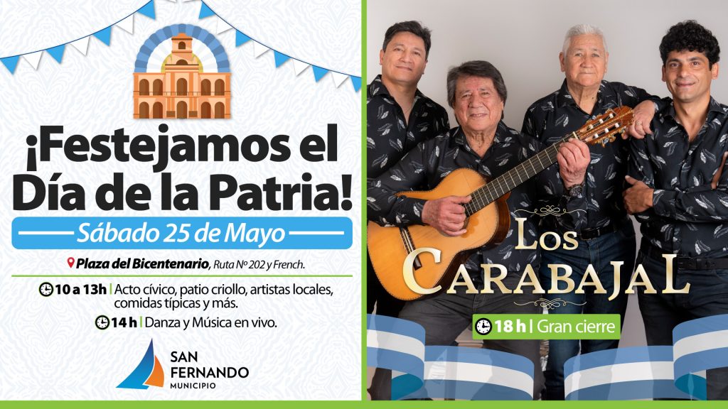 Este sábado se festejará el Día de la Patria en la Plaza del ...