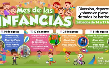 Cuáles son las actividades culturales y deportivas por el Mes de las Infancias