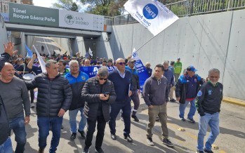 El sindicato de trabajadores municipales participó de una marcha en San Isidro