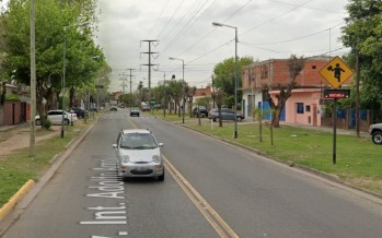 Una joven de 19 años fue atropellada por un vehículo en Arnoldi casi esquina Urquiza