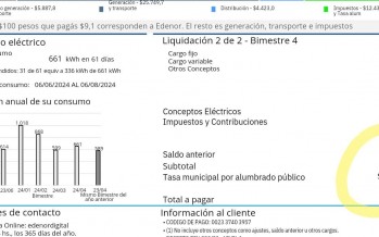 Se eliminan las tasas municipales en las facturas de los servicios públicos
