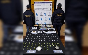 Allanamiento y detención en barrio Villa Hall