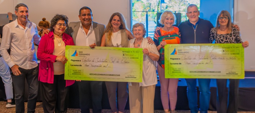 Entrega de subsidios a 23 centros de jubilados de nuestra ciudad