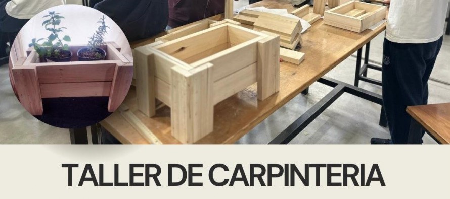 Taller de carpintería para jóvenes en Villa del Carmen