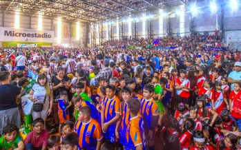 Se realizó la premiación de los ganadores de la Liga de Fútbol Infantil en el Poli 2