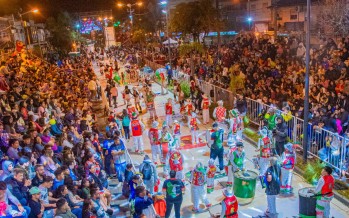 A lo largo de tres noches se desarrolló el Gran Corso Familiar sobre la avenida Avellaneda