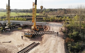 Obras para reparar cinco puentes y un viaducto en el ramal Victoria – Capilla