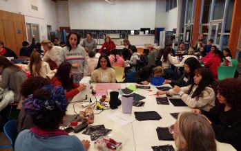 Se realizó un nuevo encuentro de Arte Textil y Reciclado en la Escuela San Andrés