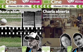 Espacio de formación en el Martinelli: charlas abiertas con directores de cine