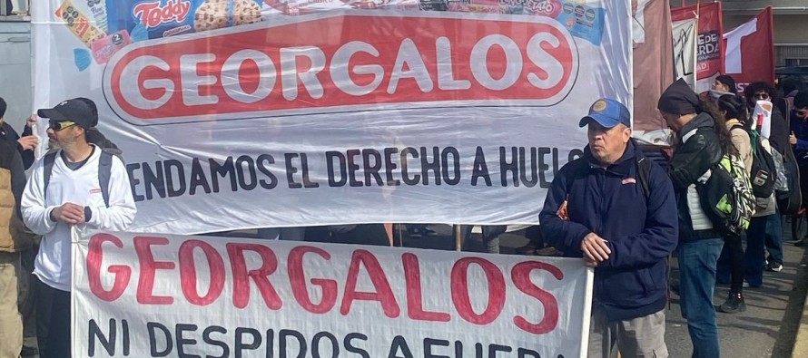 Georgalos: trabajadores marcharon al Ministerio de Trabajo de La Plata