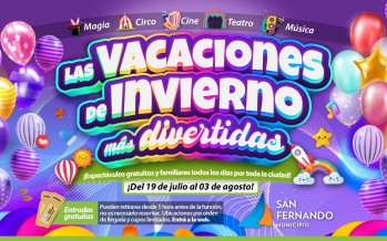 Cartelera de actividades para las vacaciones de invierno