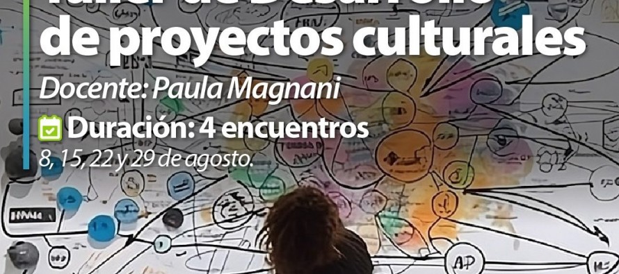 Abierta la inscripción al Taller de Desarrollo de Proyectos Culturales y Artísticos