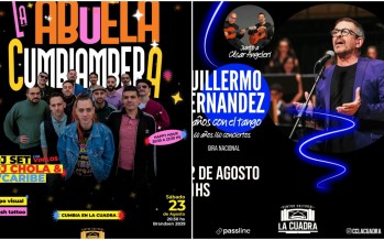 Este fin de semana Guillermo Fernández y La Abuela Cumbiambera en La Cuadra