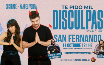 Ceci Hace y Nahuel Ivorra presentan ‘Te pido mil disculpas’ en el Teatro de la Sociedad Italiana