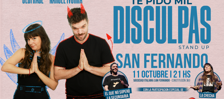 Ceci Hace y Nahuel Ivorra presentan ‘Te pido mil disculpas’ en el Teatro de la Sociedad Italiana