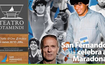 Homenaje a Maradona en el Teatro Otamendi