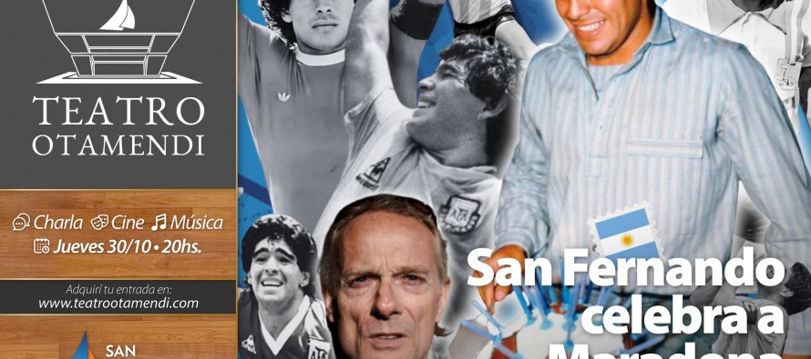 Homenaje a Maradona en el Teatro Otamendi