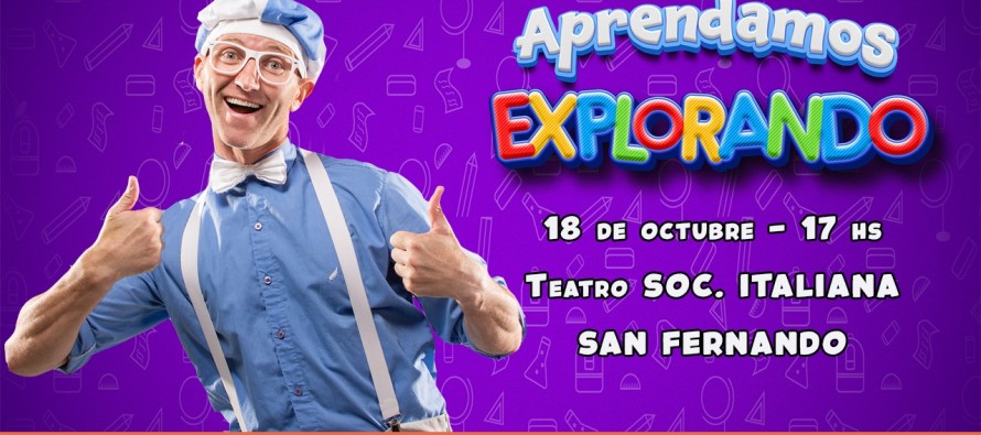 Aprendamos explorando, una propuesta infantil llega al Teatro de la Sociedad Italliana