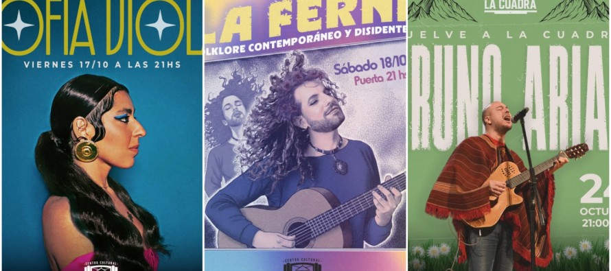 La Cuadra se viene con todo en octubre: Sofía Viola, La Ferni y Bruno Arias