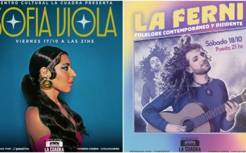 Este fin de semana La Ferni y Sofia Viola se presentan en La Cuadra