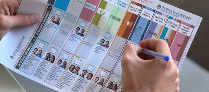 Boleta única de papel: cómo se votará en las próximas legislativas nacionales