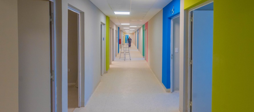 Avanzan las obras de Pediatría e Internación Pediátrica del Hospital Cordero