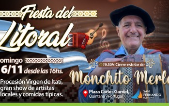 Fiesta del Litoral en la Plaza Gardel