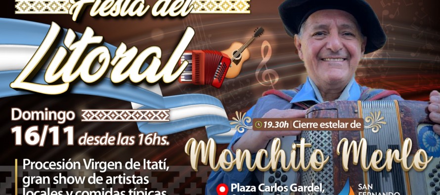 Fiesta del Litoral en la Plaza Gardel