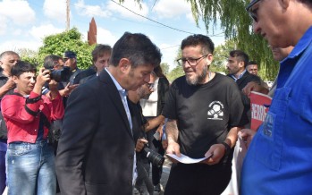 Trabajadores de FATE le llevaron un reclamo formal a Kicillof por el cierre de la planta