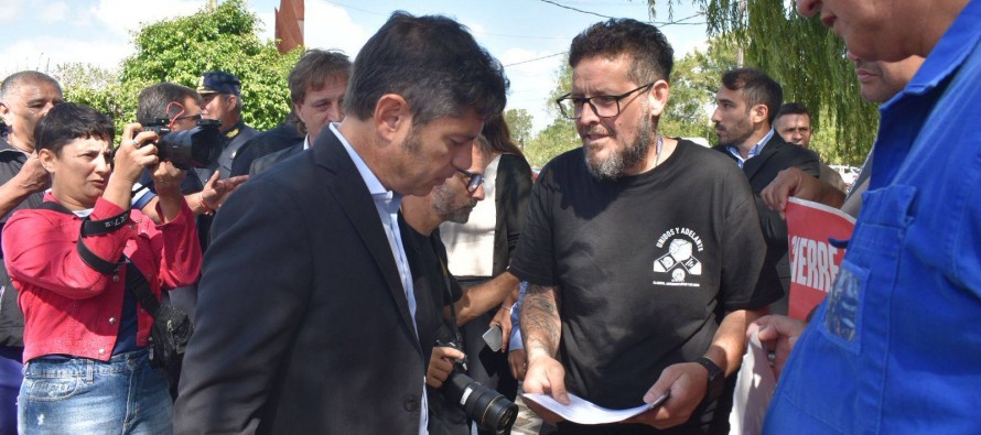 Trabajadores de FATE le llevaron un reclamo formal a Kicillof por el cierre de la planta