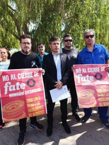 trabajadores de fate con kicillof