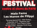 Festival cultural contra el cierre de FATE