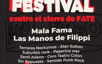 Festival cultural contra el cierre de FATE