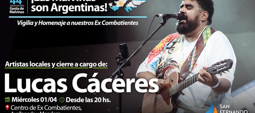 Vigilia y homenaje a los Ex Combatientes de Malvinas