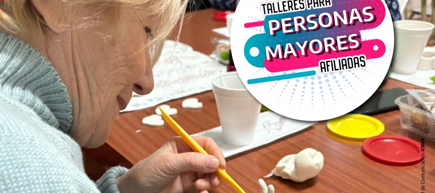IOMA impulsa talleres de bienestar y estimulación cognitiva para personas mayores en la región
