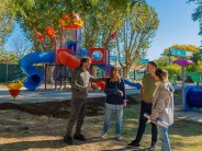 Última etapa de obra del nuevo parque alrededor del Tren de la Costa